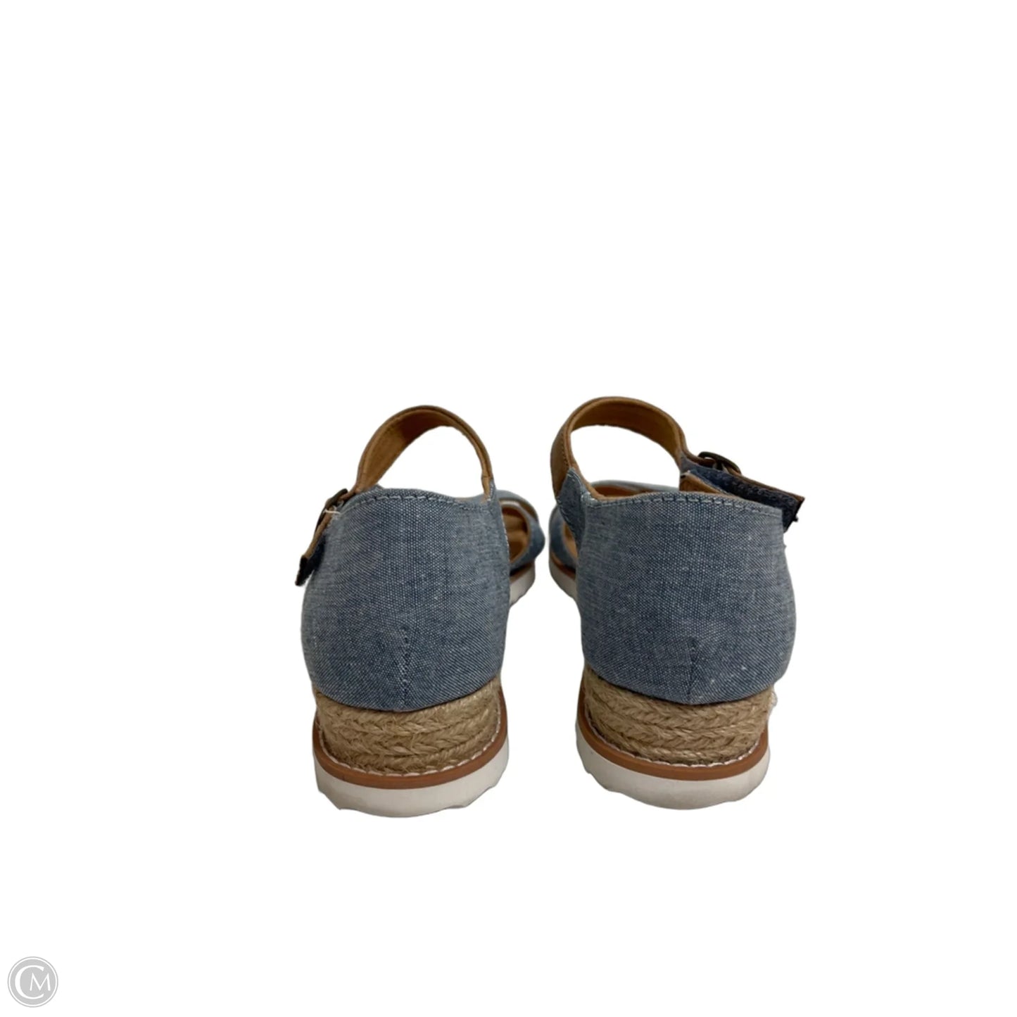 Sandals Flats By Bobs In Blue, Size: 8