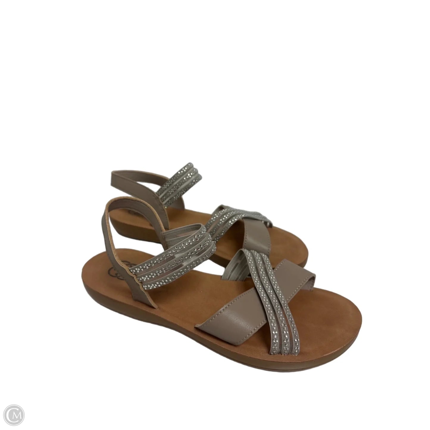 Sandals Flats By Daisy Fuentes In Taupe, Size: 8.5