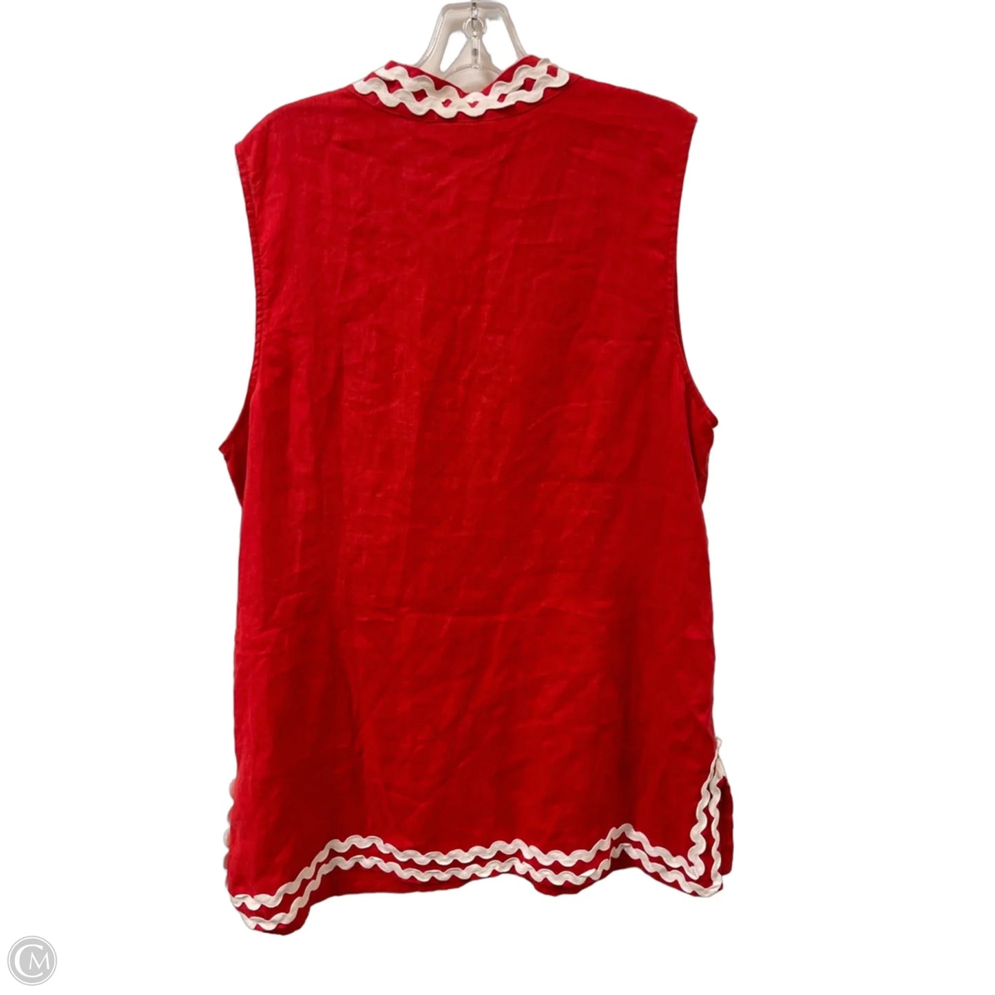 Dress Casual Midi By Charter Club In Red, Size: Xl