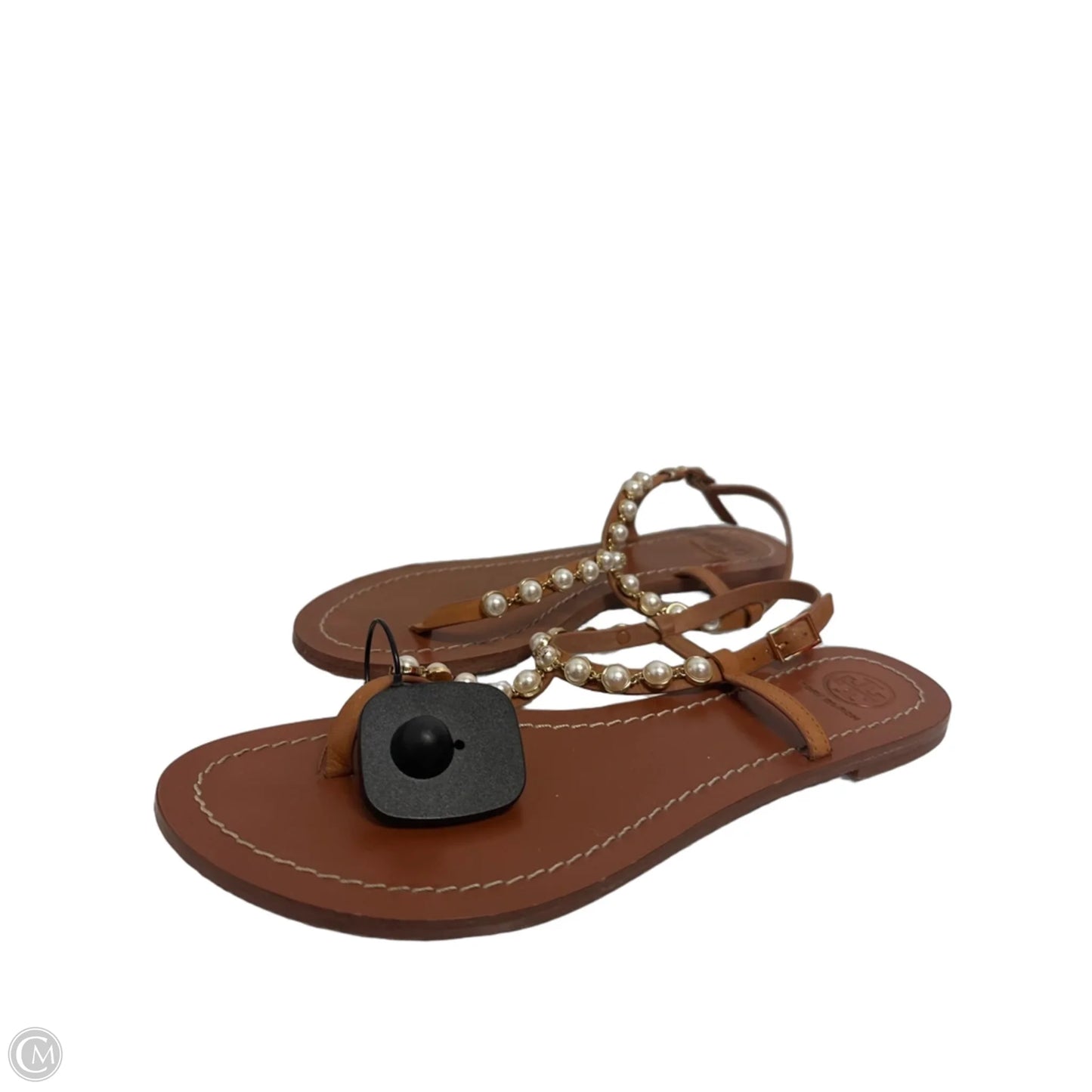 Sandals Designer By Tory Burch In Brown, Size: 9.5