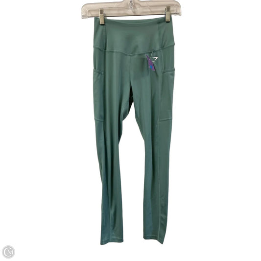 Athletic Leggings By Gym Shark In Green, Size: 2