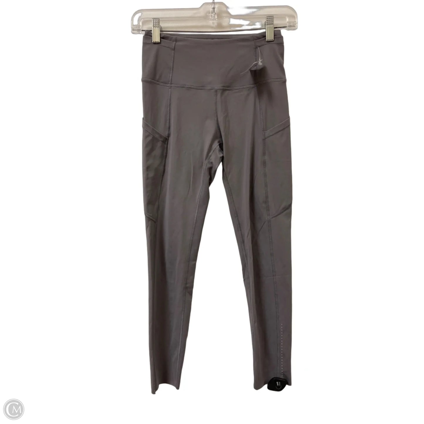 Athletic Leggings By Lululemon In Grey, Size: 4