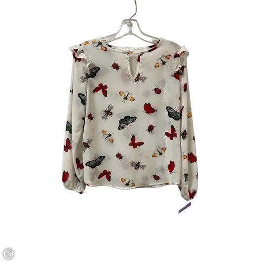 Top Long Sleeve By Milano In Multi-colored, Size: S