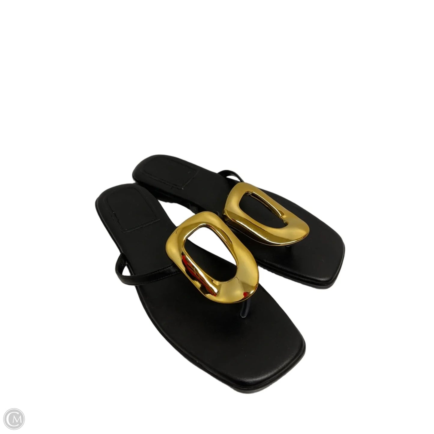 Sandals Flip Flops By Clothes Mentor In Black, Size: 9