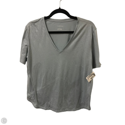 Top Short Sleeve By Anthropologie In Blue, Size: S