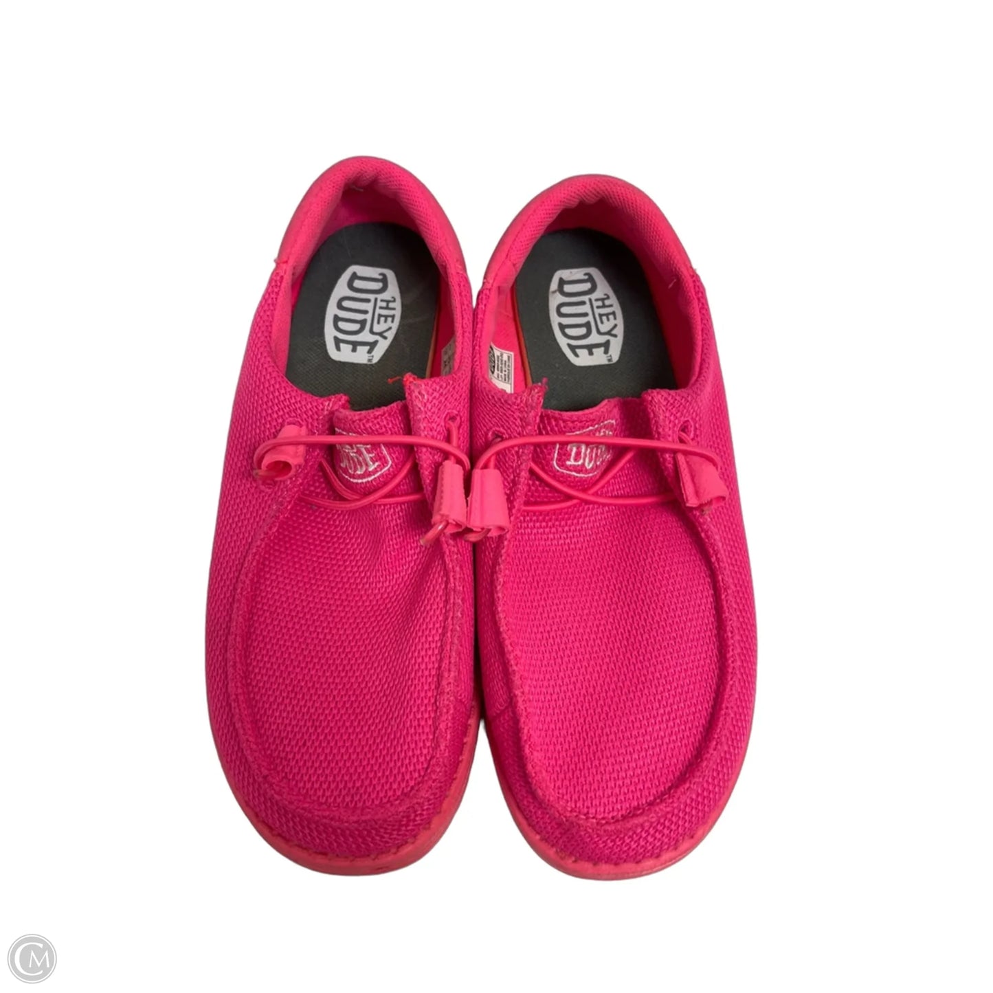 Shoes Flats By Hey Dude In Pink, Size: 8
