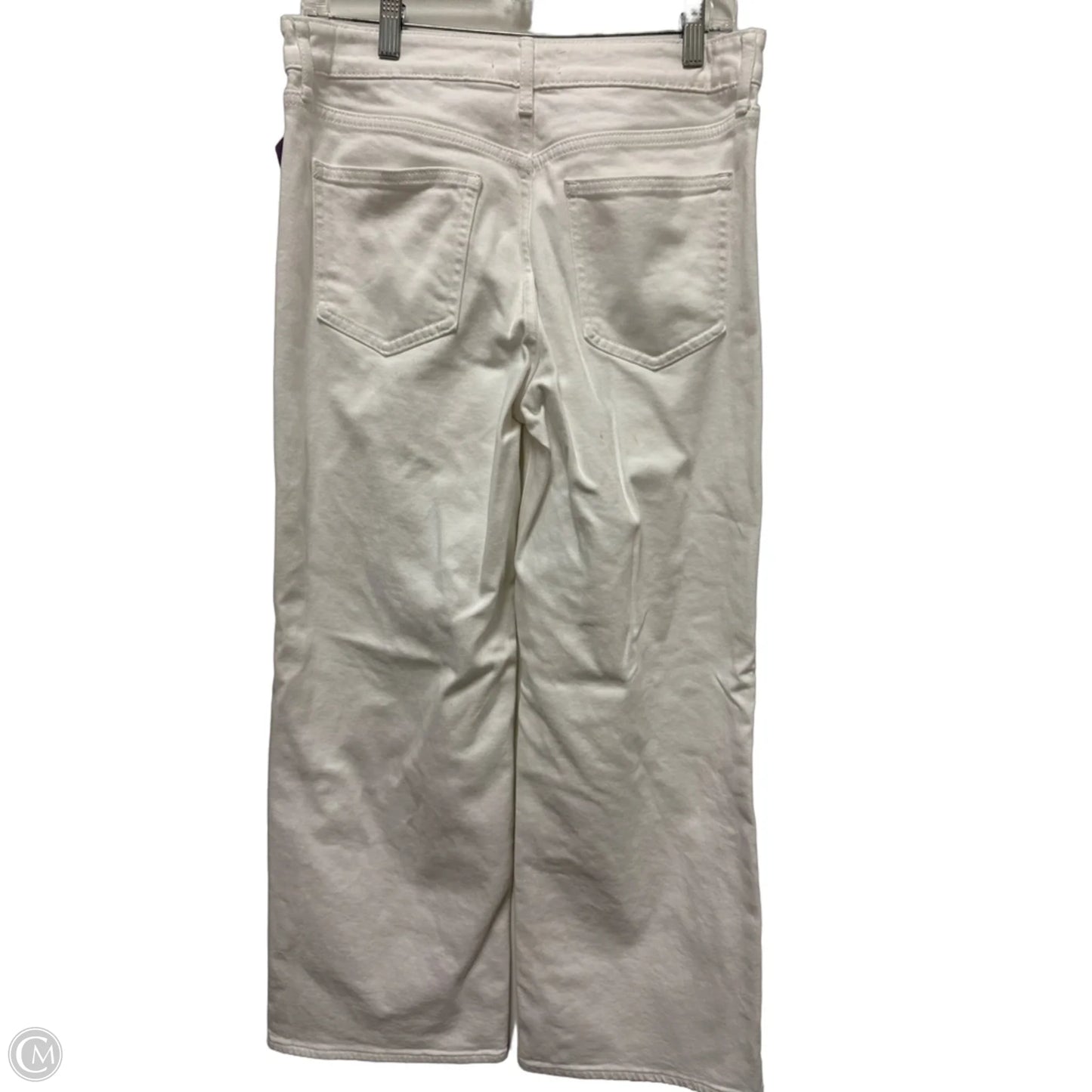 Jeans Wide Leg By Clothes Mentor In White, Size: 10