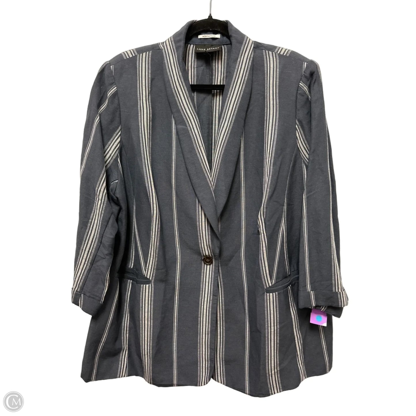 Blazer By Lane Bryant In Blue, Size: 2x