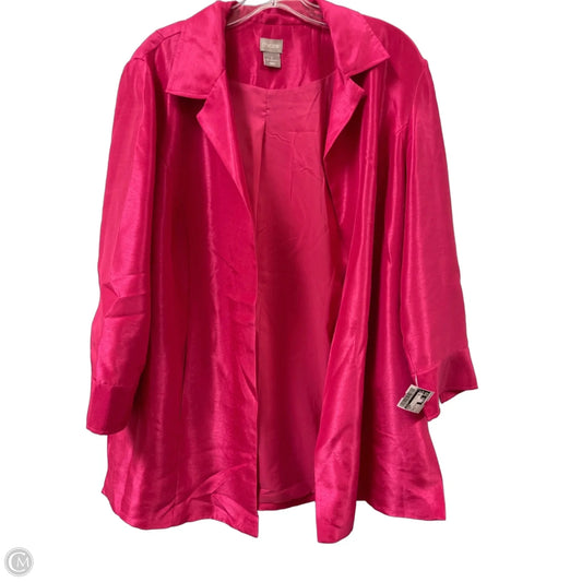 Blazer By Chicos In Pink, Size: L