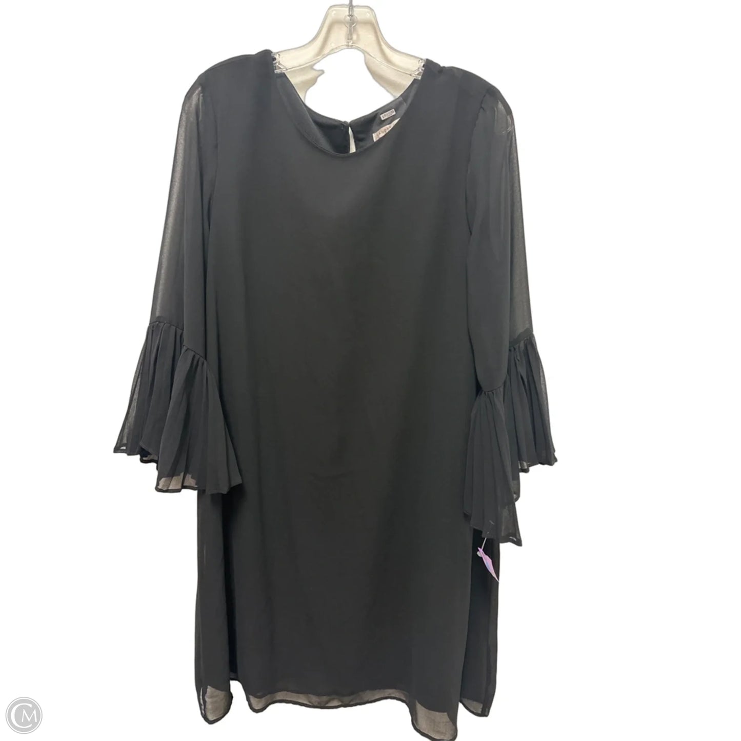 Dress Casual Midi By Sandra Darren In Black, Size: Xl