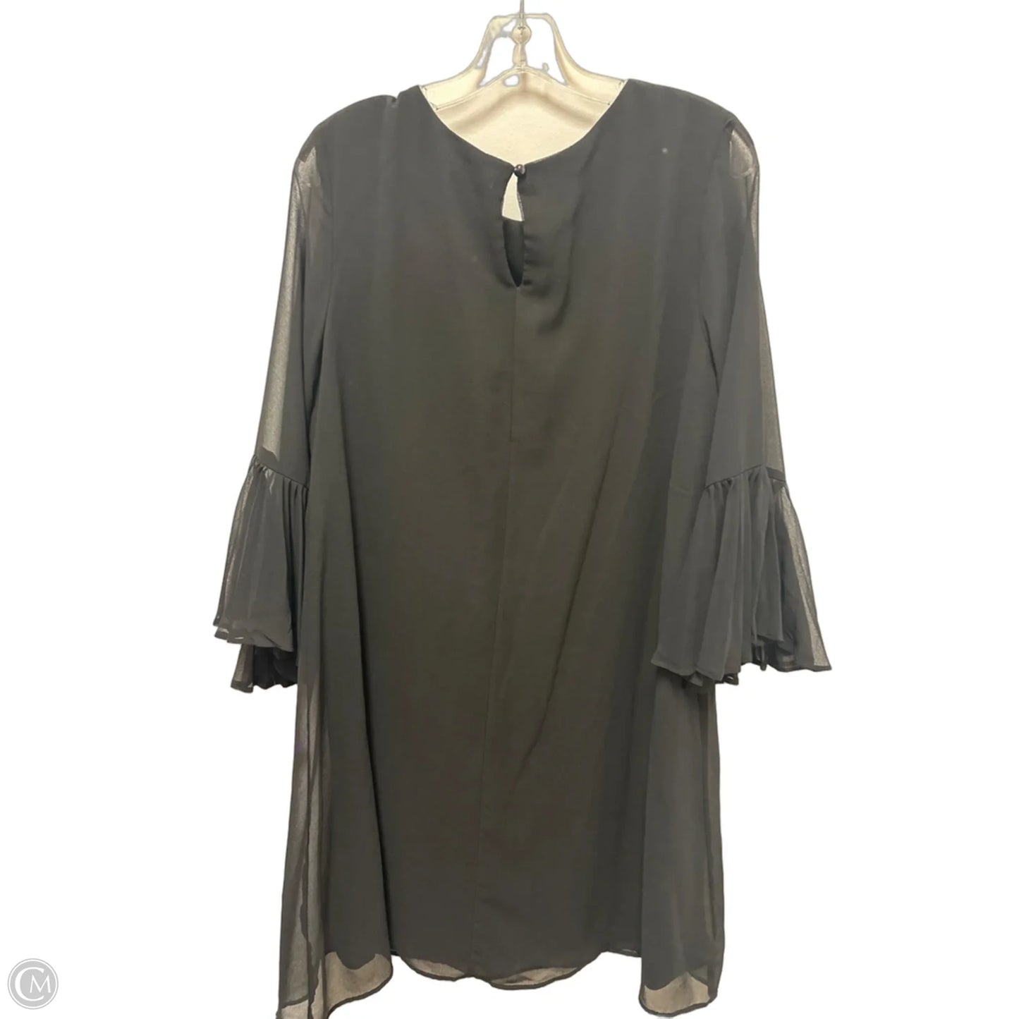 Dress Casual Midi By Sandra Darren In Black, Size: Xl