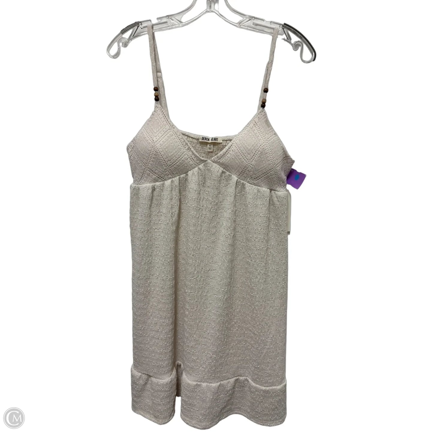 Dress Casual Short By Derek Heart In Cream, Size: Xl