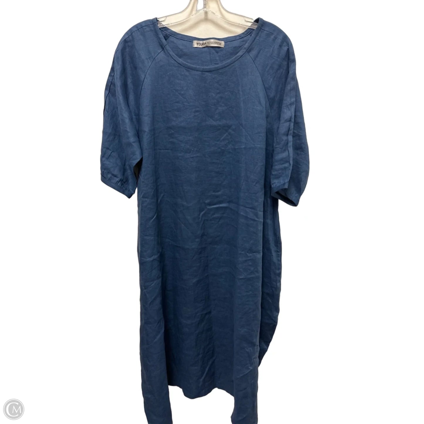 Dress Casual Maxi By Clothes Mentor In Blue, Size: Xl