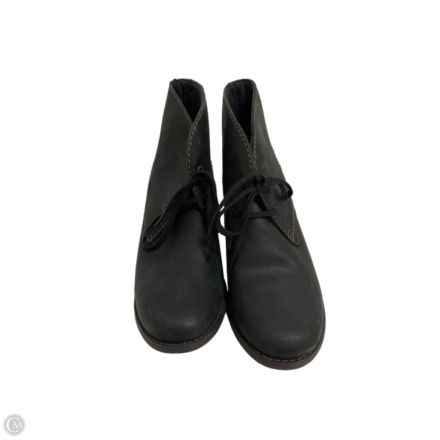 Boots Ankle Heels By Clarks In Black, Size: 8