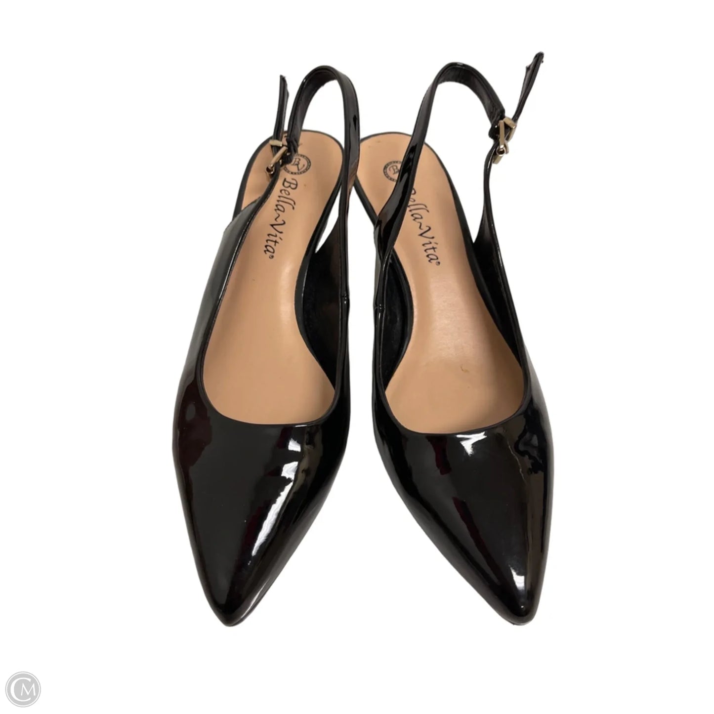 Shoes Heels Kitten By Clothes Mentor In Black, Size: 7.5