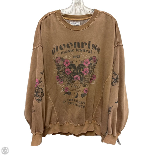 Sweater By Arizona In Tan, Size: L