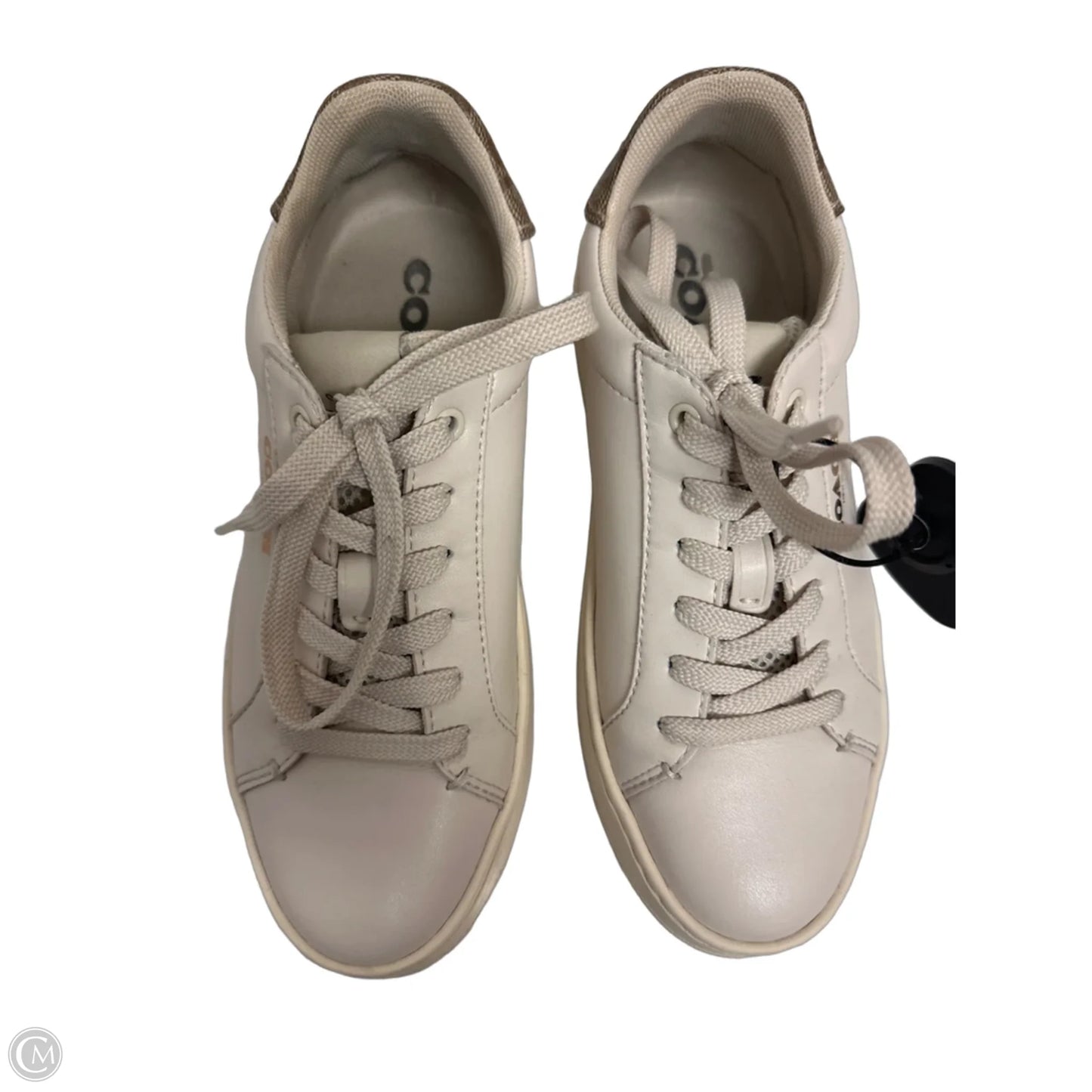 Shoes Designer By Coach In Cream, Size: 5.5