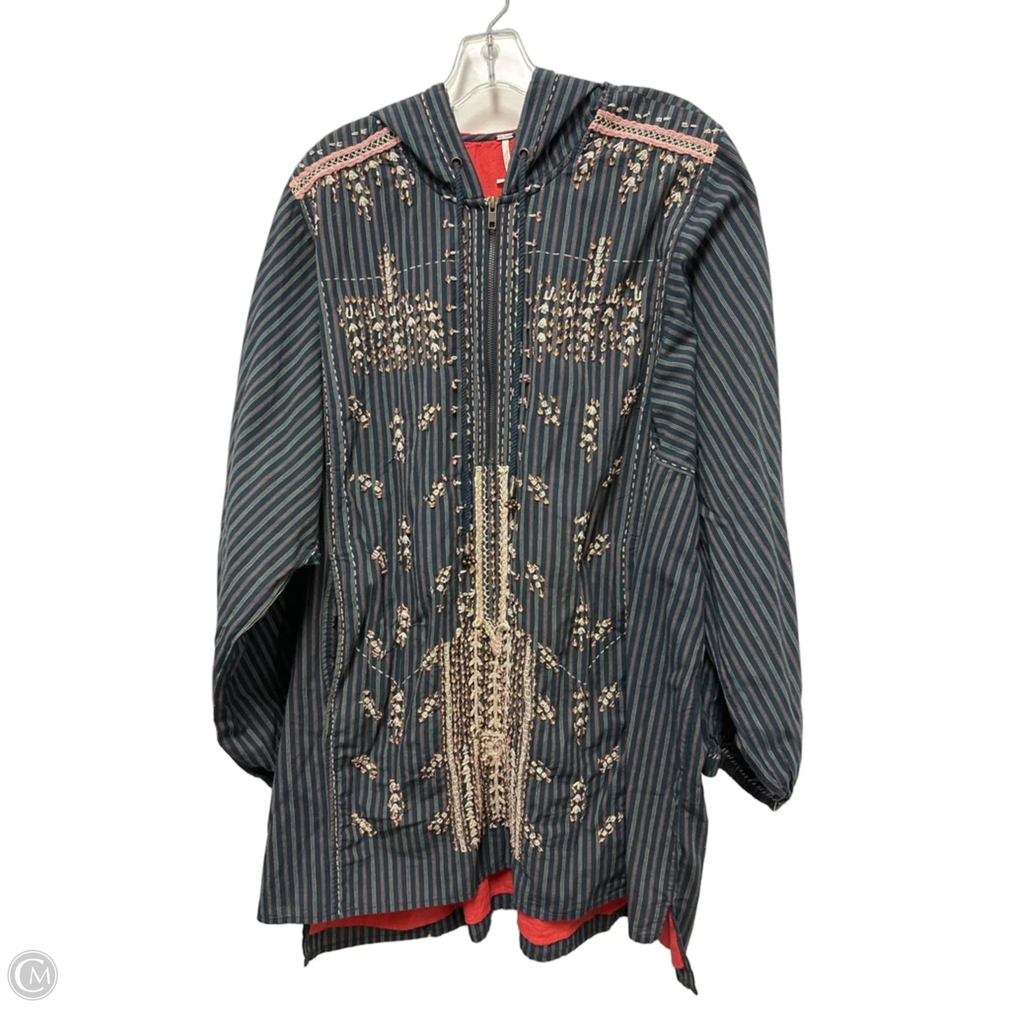 Tunic Long Sleeve By Free People In Navy, Size: L
