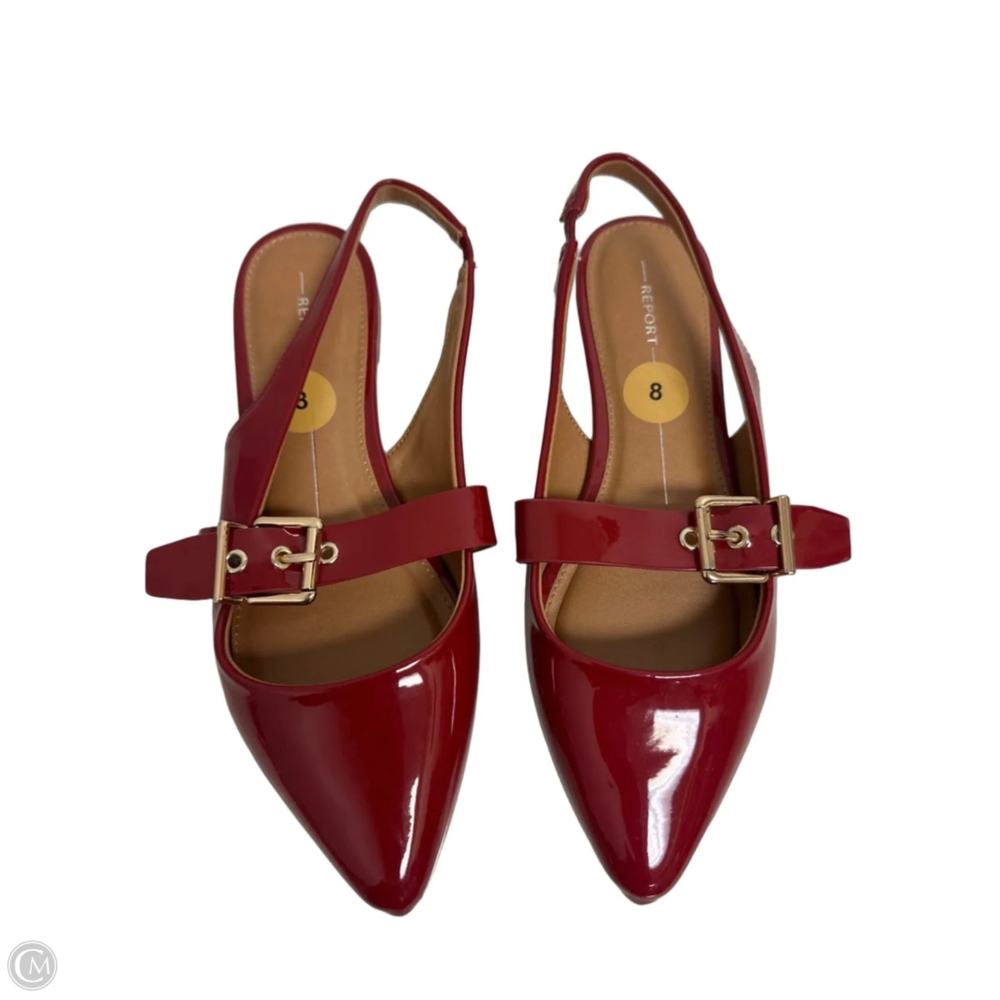 Shoes Flats By Report In Red, Size: 8