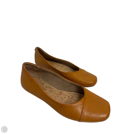 Shoes Flats By Korks In Yellow, Size: 8