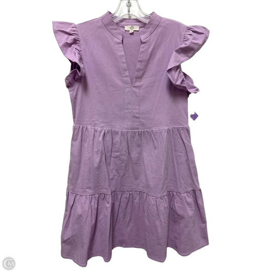 Dress Casual Midi By Entro In Purple, Size: S