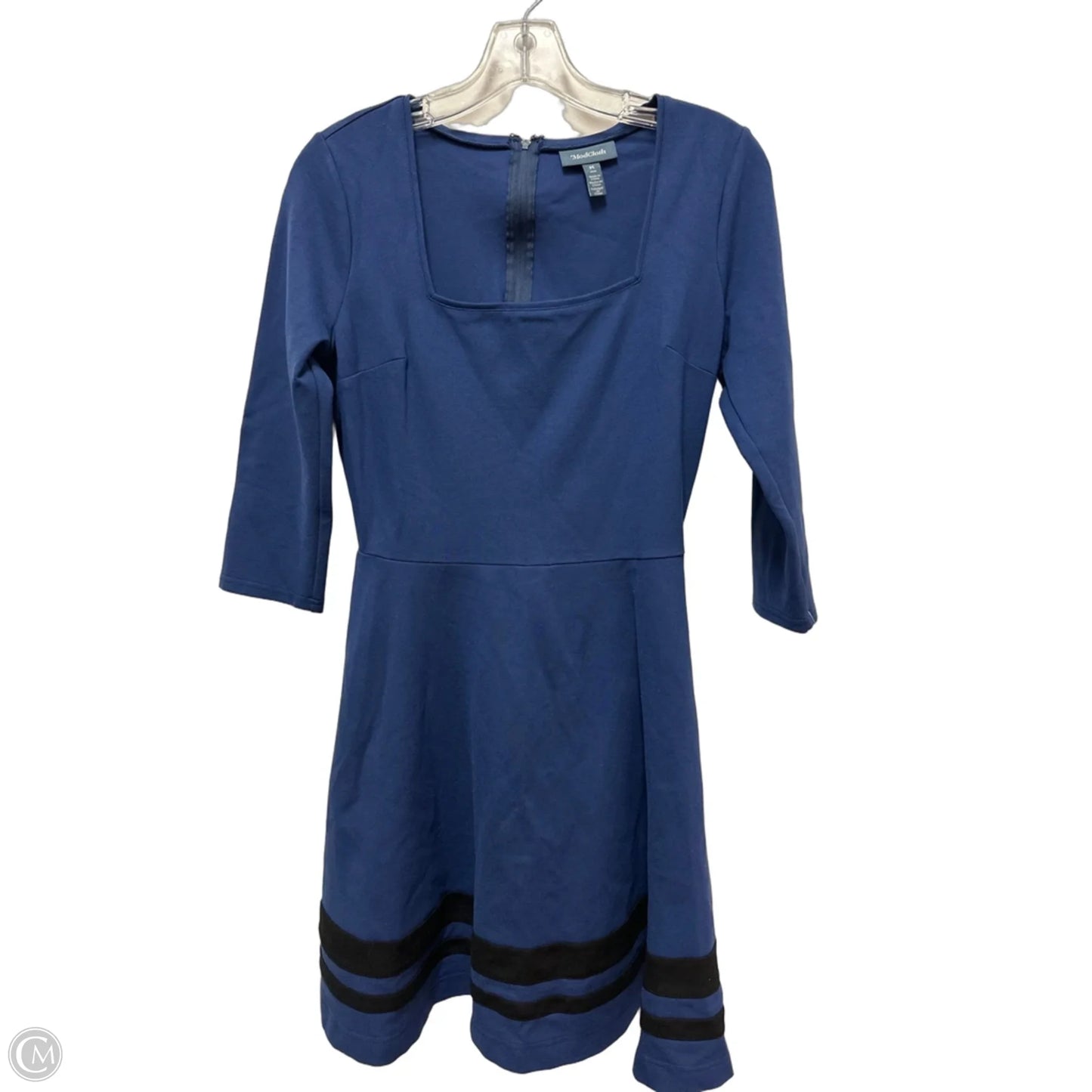 Dress Casual Midi By Modcloth In Blue, Size: M