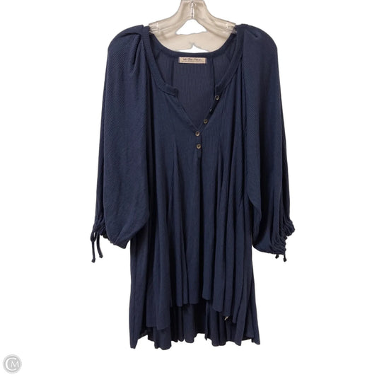 Tunic Long Sleeve By We The Free In Navy, Size: Xs