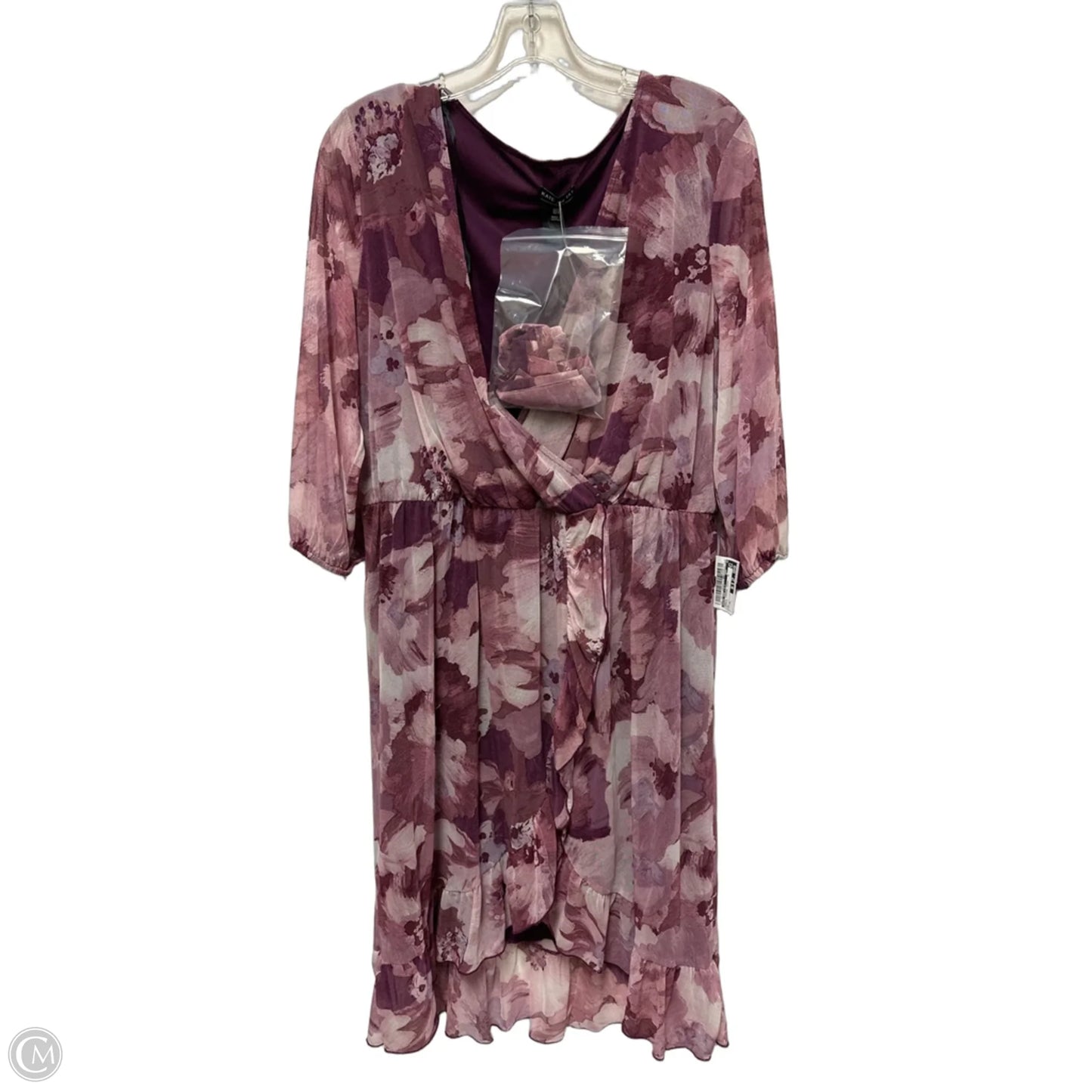Dress Casual Midi By Kate And Lily In Purple, Size: Xl