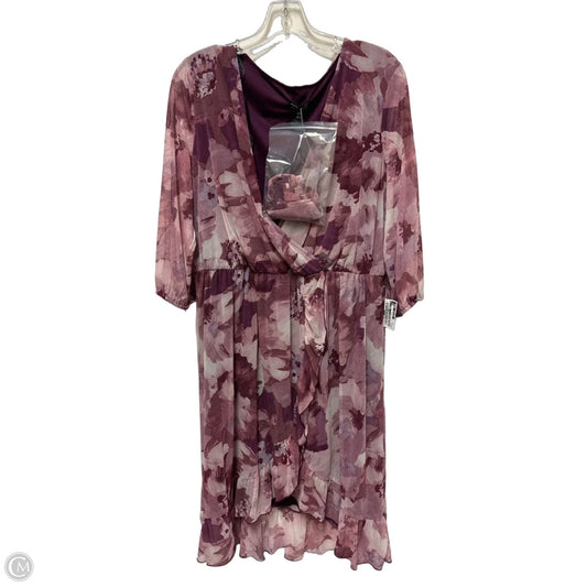 Dress Casual Midi By Kate And Lily In Purple, Size: Xl
