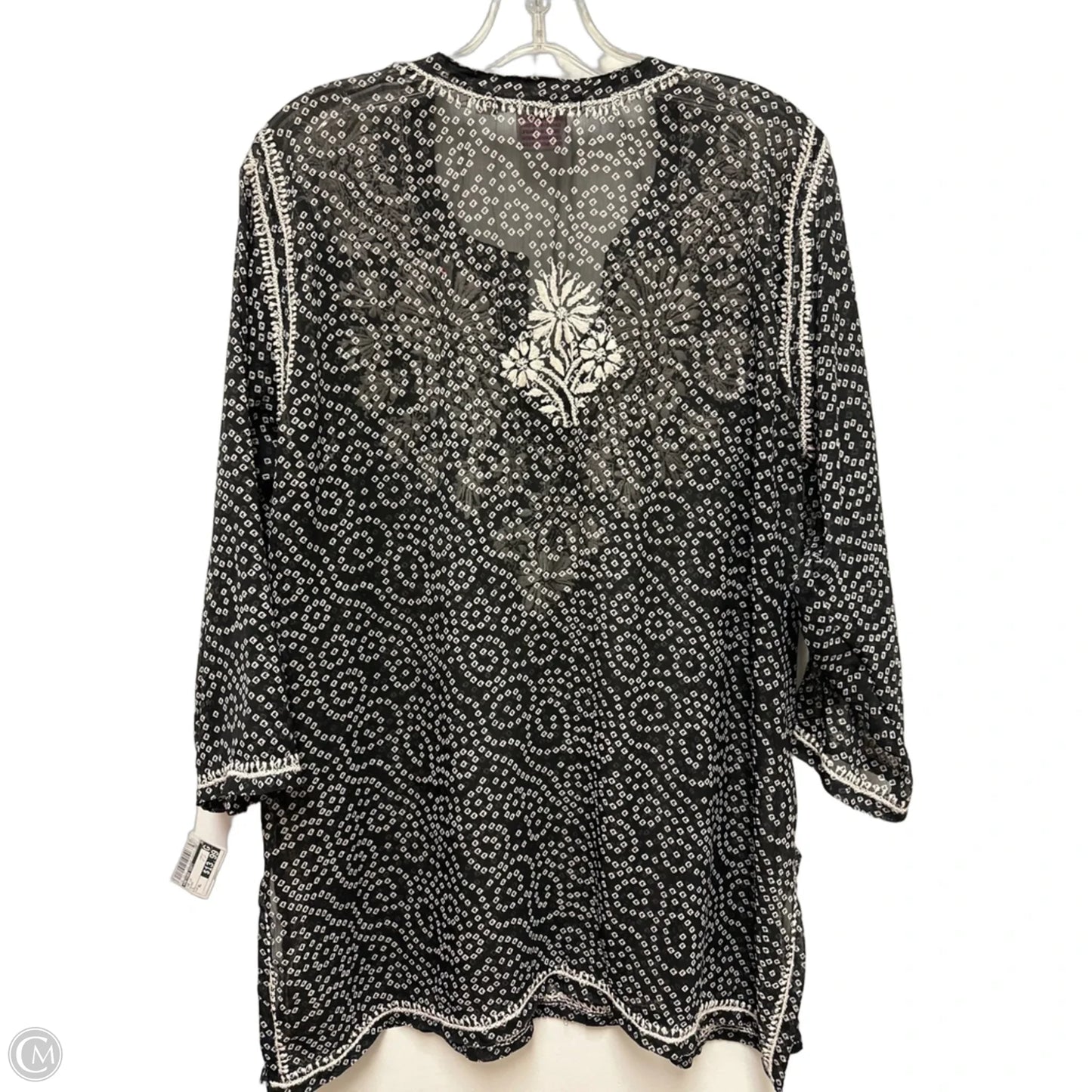 Top Long Sleeve By Gretchen Scott In Black, Size: Xl