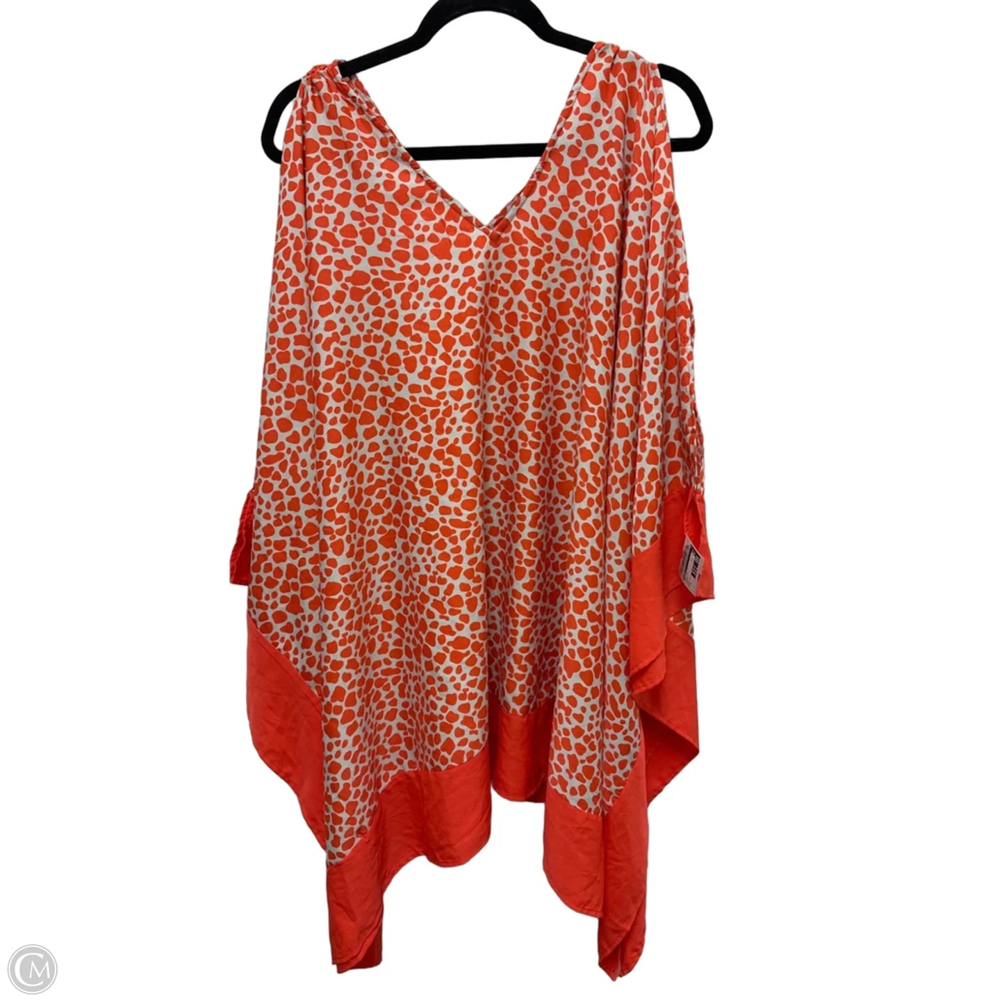 Tunic Short Sleeve By Mudpie In Orange, Size: S
