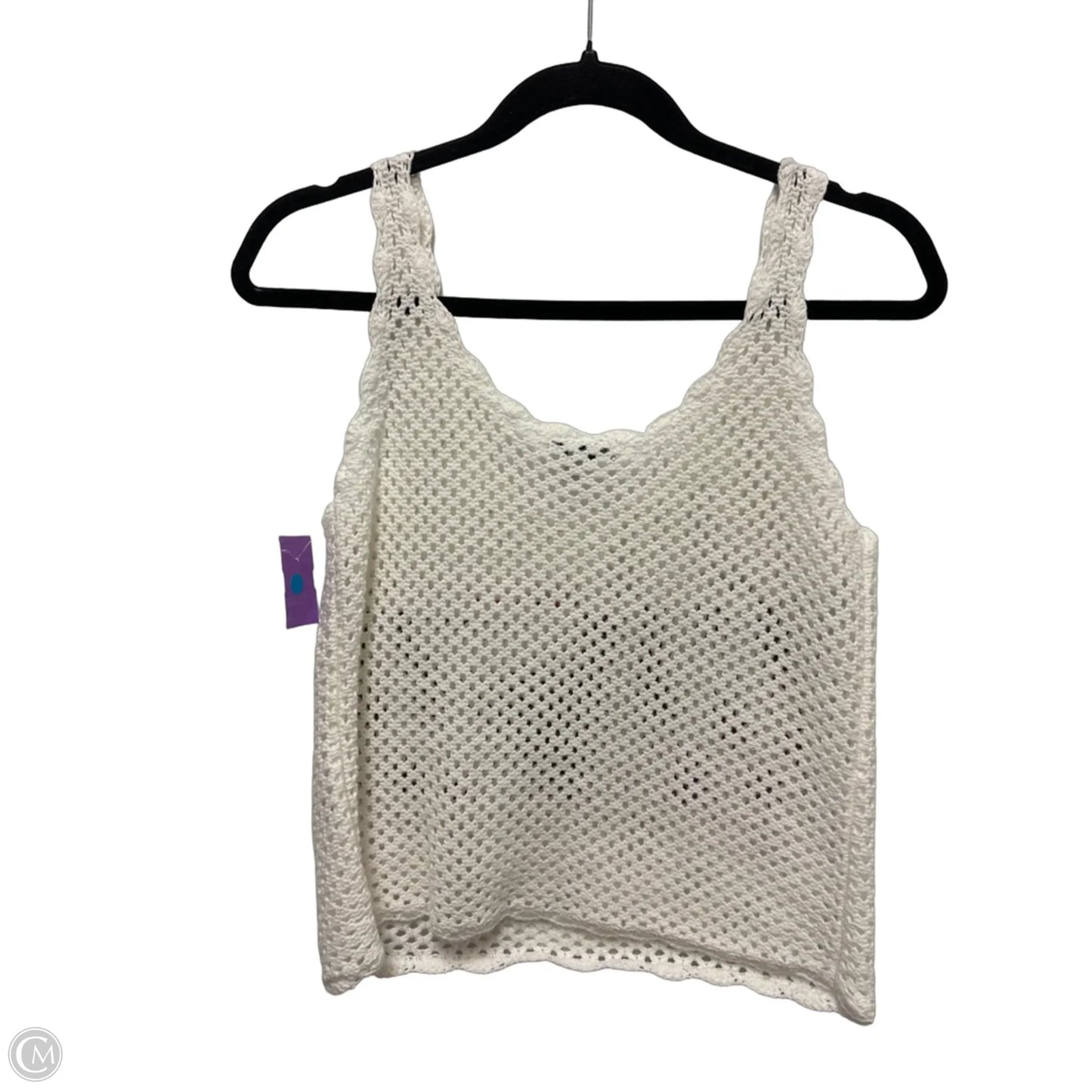 Top Sleeveless By White Birch In White, Size: S