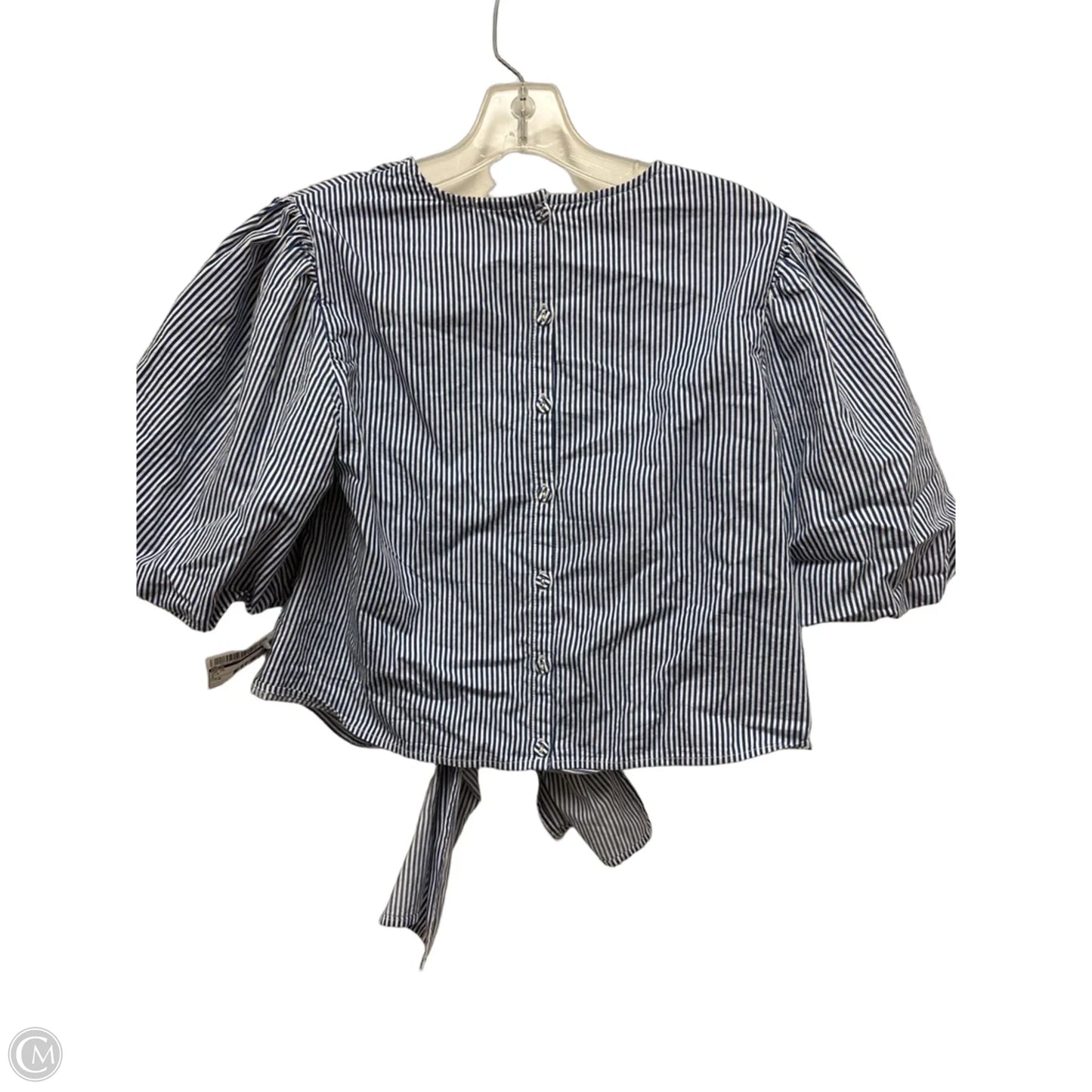 Top Short Sleeve By Maeve In Blue, Size: S