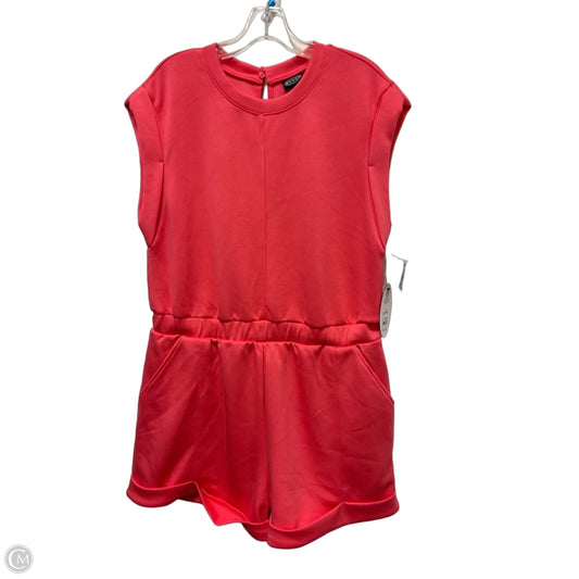 Romper By Scoop In Pink, Size: L