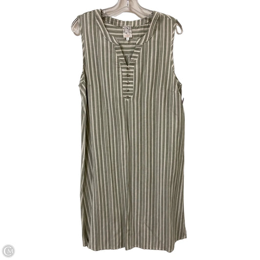 Dress Casual Midi By Naif In Green, Size: L