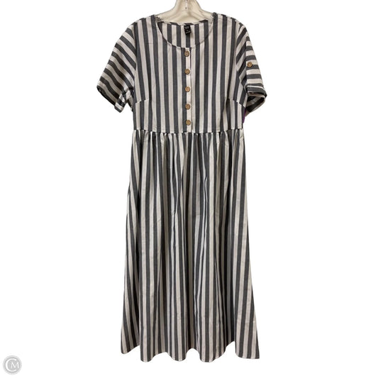 Dress Casual Maxi By Emery Rose In Grey, Size: L