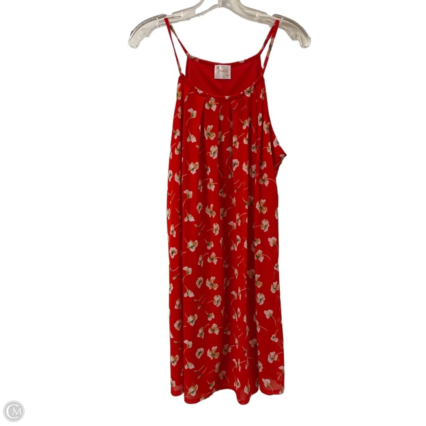 Dress Casual Midi By Siren Lily In Red, Size: M