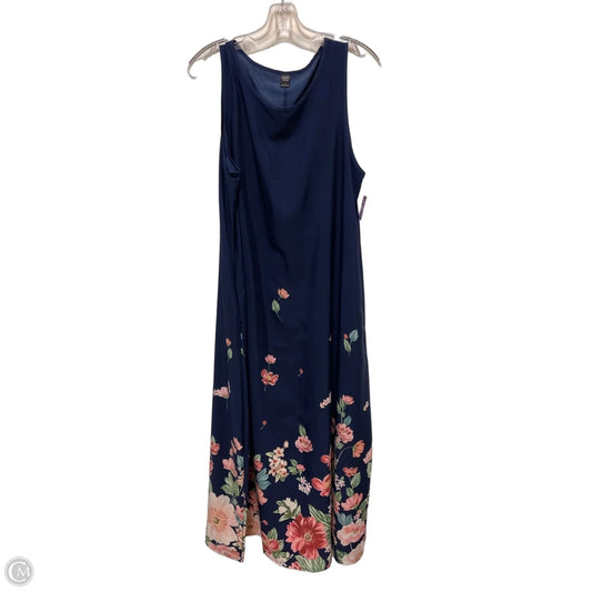 Dress Casual Maxi By Emery Rose In Blue, Size: L