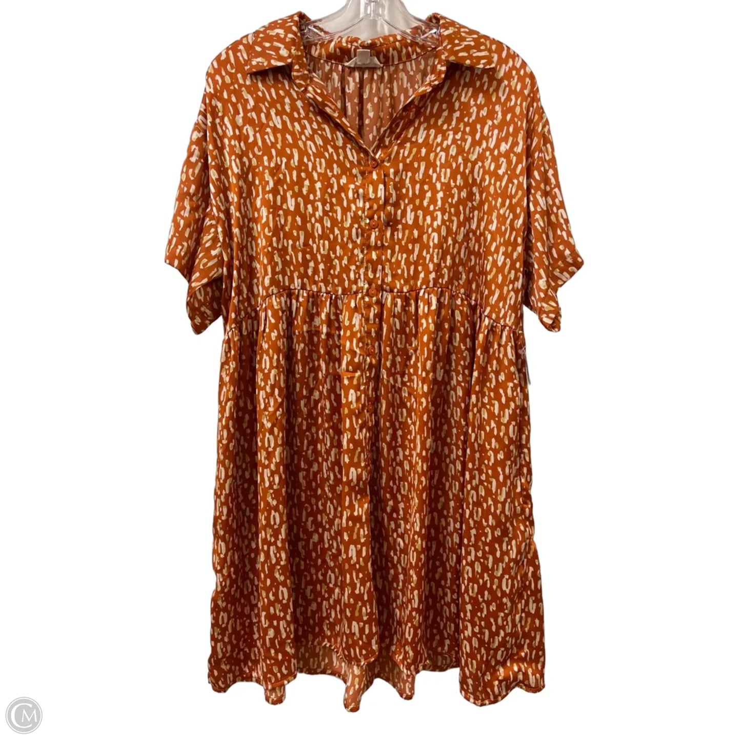 Dress Casual Midi By Mittoshop In Orange, Size: S