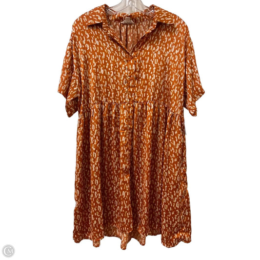 Dress Casual Midi By Mittoshop In Orange, Size: S