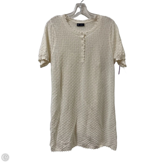 Dress Casual Midi By Gap In Cream, Size: L