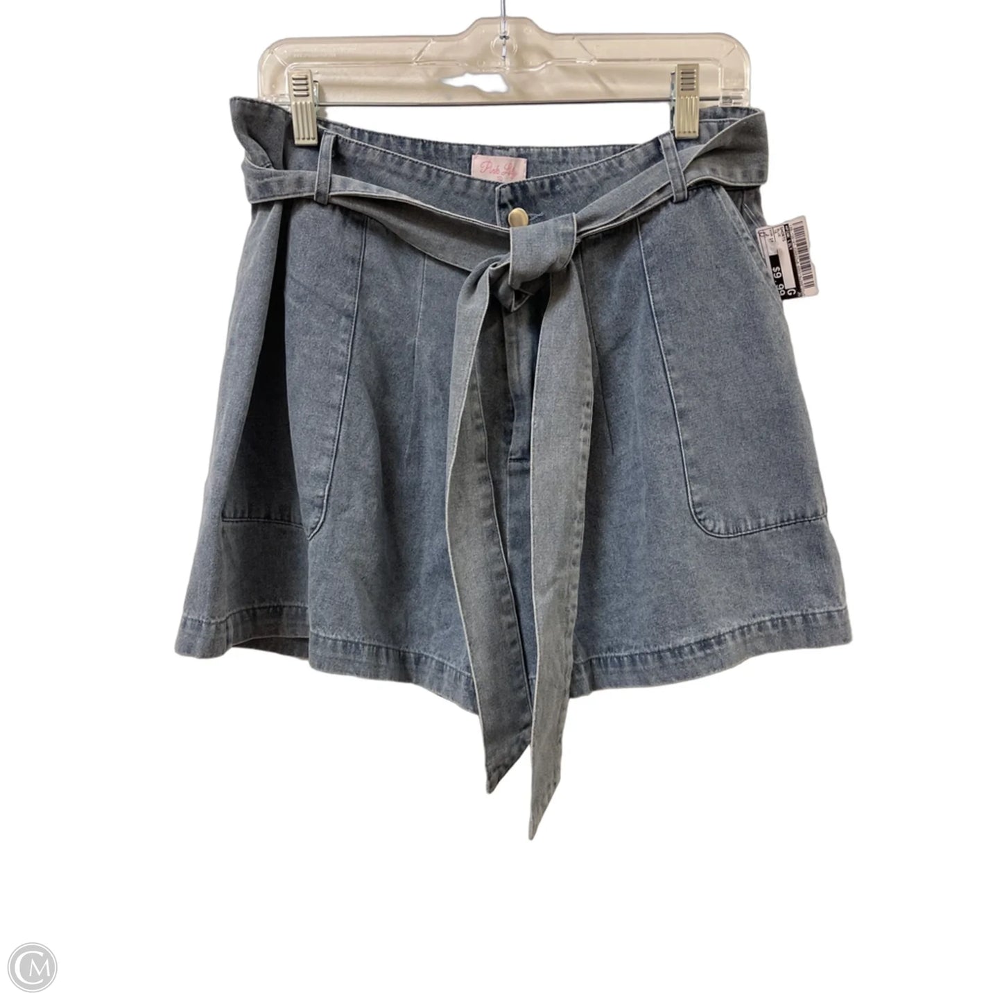 Shorts By Pink Lily In Blue, Size: 16