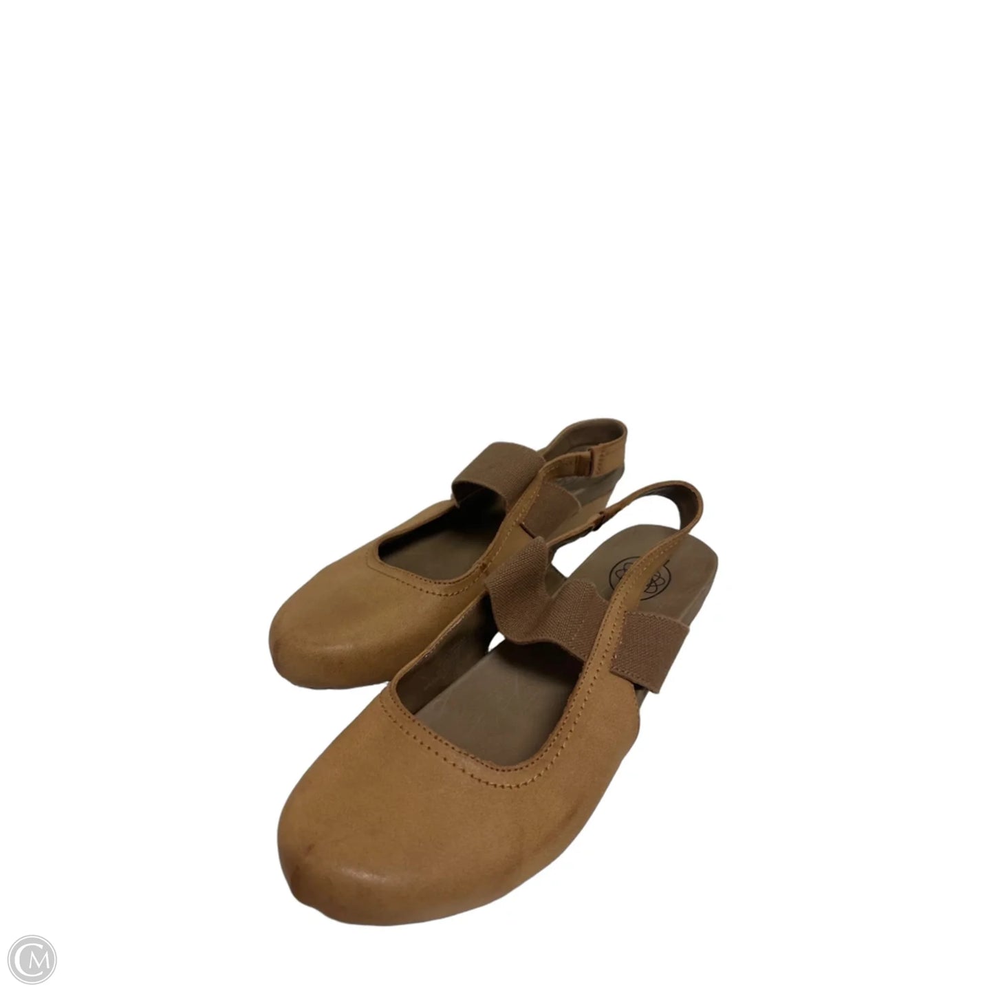 Shoes Flats By Clothes Mentor In Tan, Size: 9.5