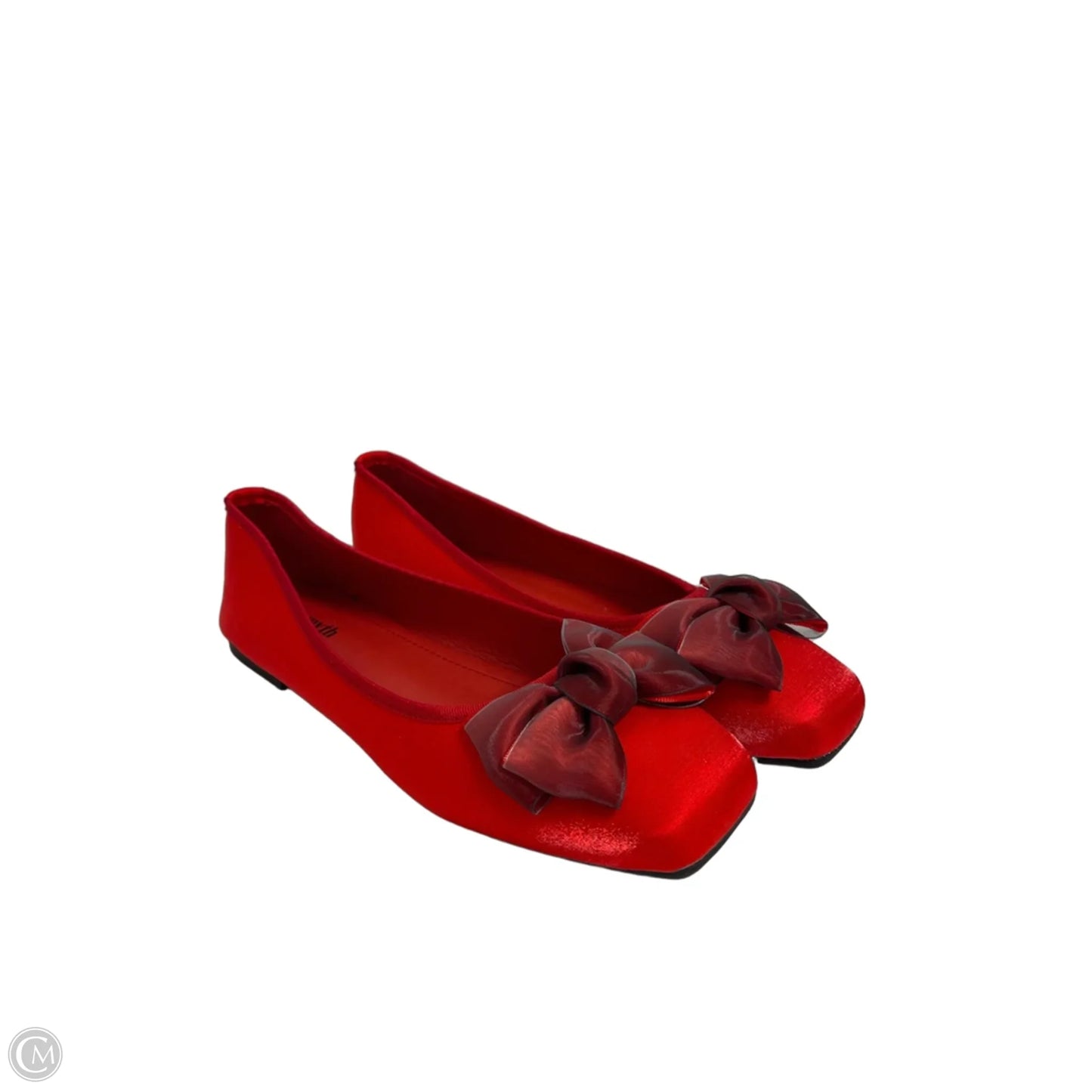 Shoes Flats By Clothes Mentor In Red, Size: 11.5