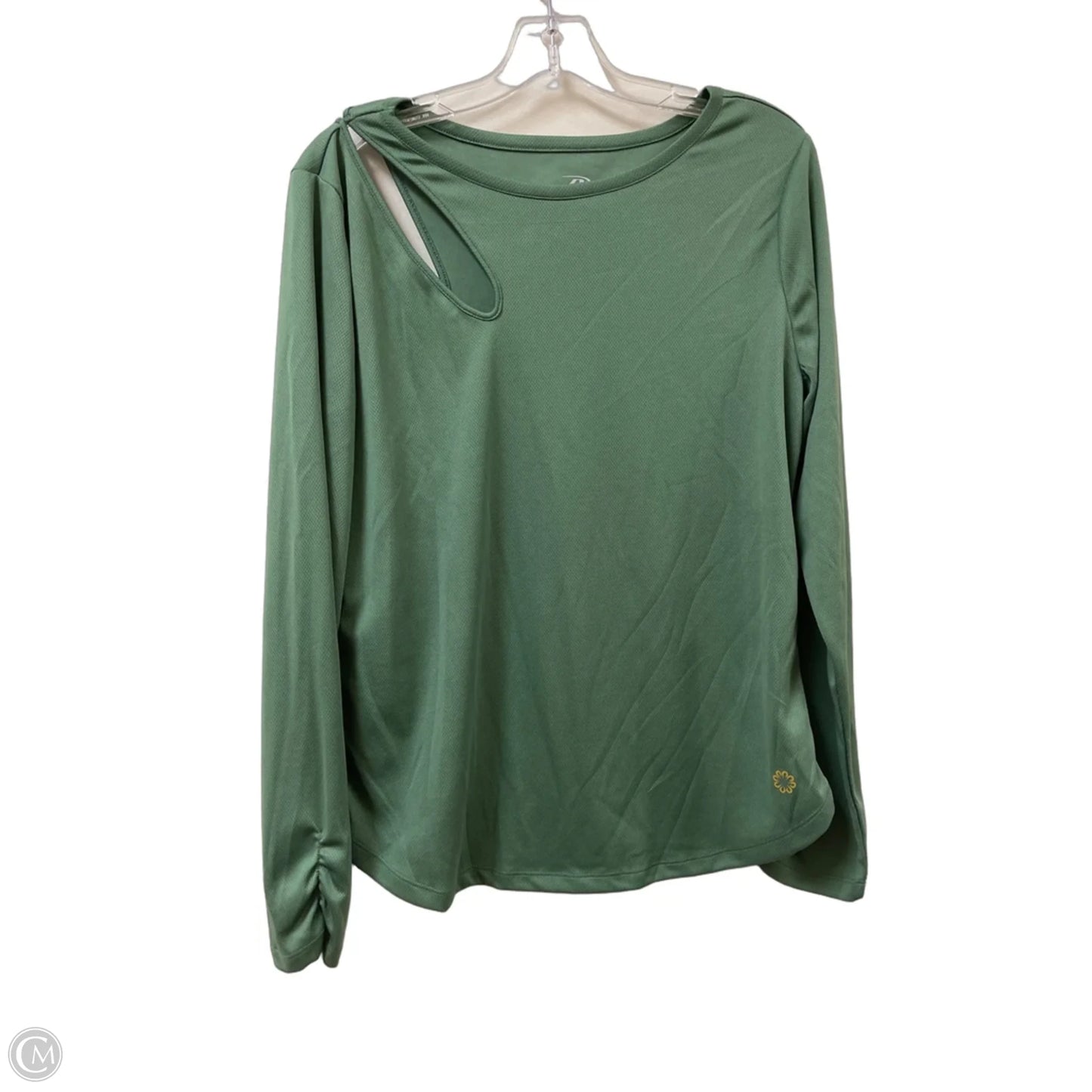 Athletic Top Long Sleeve Crewneck By Pro Player In Green, Size: L