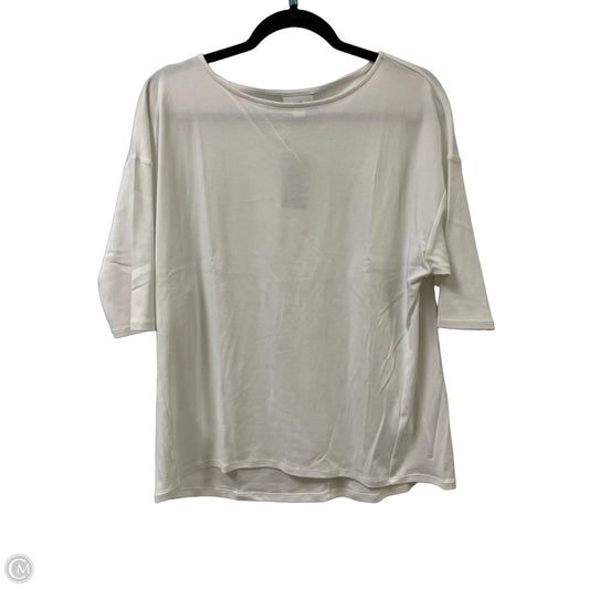 Top Short Sleeve By J. Jill In White, Size: S