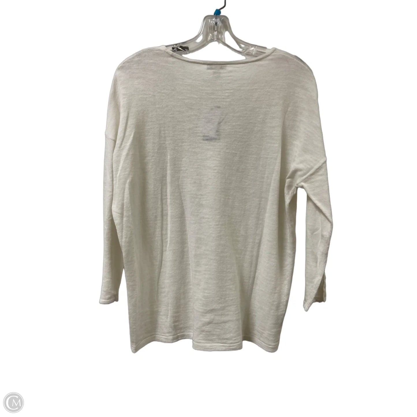Top Long Sleeve By J. Jill In White, Size: S