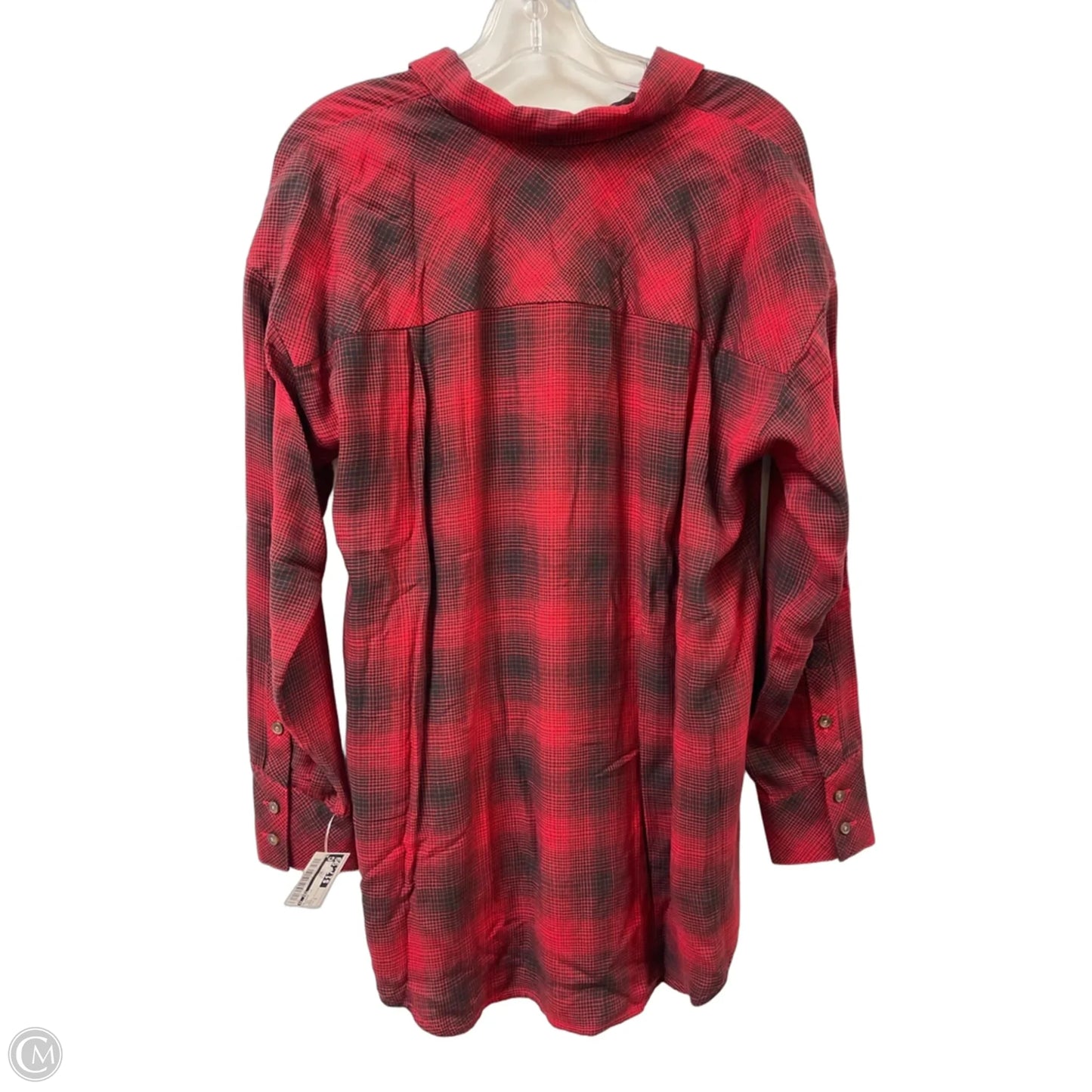 Blouse Long Sleeve By J. Jill In Red, Size: S