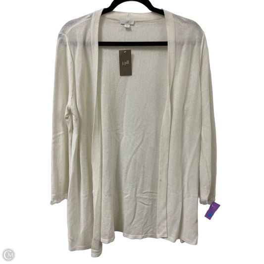 Sweater Cardigan By J. Jill In White, Size: S