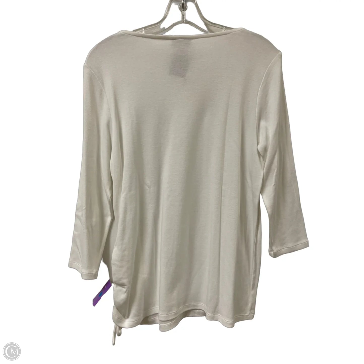 Top Long Sleeve By Pure Jill In White, Size: Mp